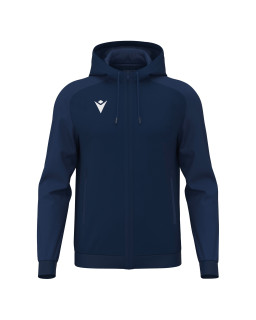 Granatowa bluza Macron Chronos z kapturem | RED BOX