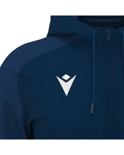 Granatowa bluza Macron Chronos z kapturem | RED BOX