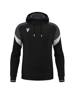 Czarna bluza z kapturem Macron Alchemist | RED BOX