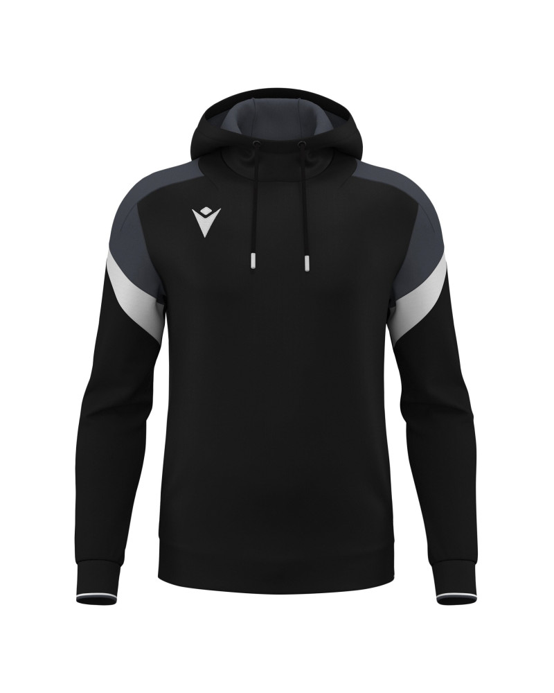 Czarna bluza z kapturem Macron Alchemist | RED BOX