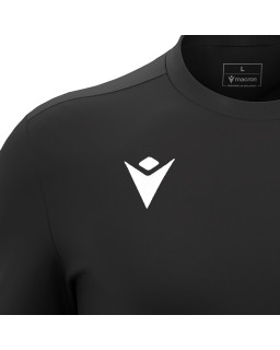 Macron Void czarna - koszulka meczowa dla klubów i akademii