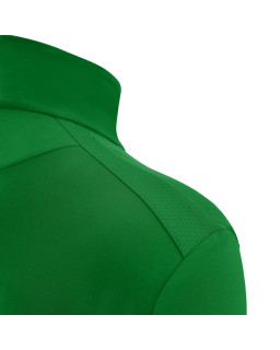 Bluza treningowa Macron Fraser zielona - zamek 1/4 | REDBOX