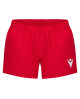 Czerwone damskie spodenki rugby Macron Lapis 800000170200