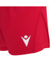 Czerwone damskie spodenki rugby Macron Lapis 800000170200