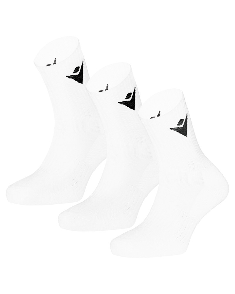 Białe skarpety Macron Daily 3-pak – skarpety treningowe i na co dzień