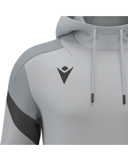 Szara bluza z kapturem Macron Alchemist | RED BOX