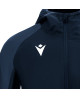 Granatowa kurtka ortalionowa Macron Alps 93630700