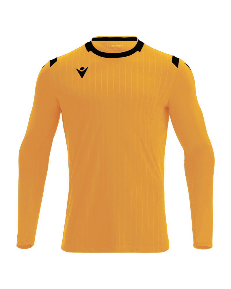 Żółta koszulka meczowa z długim rękawem Macron Alhena | RED BOX