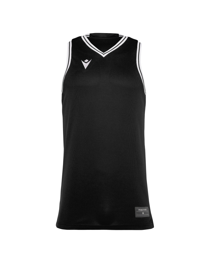 Czarna koszulka do koszykówki Macron Freon | RED BOX