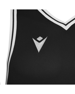 Czarna koszulka do koszykówki Macron Freon | RED BOX