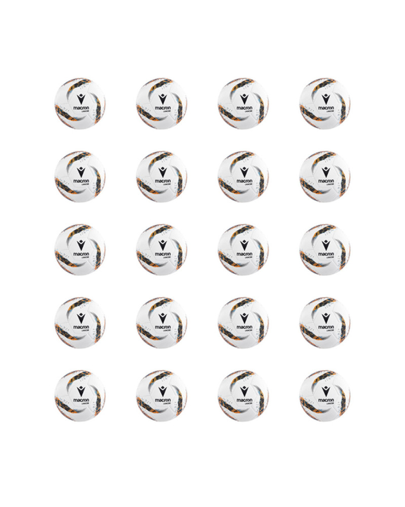 Pakiet 20 piłek Macron r. 4 + worek GRATIS