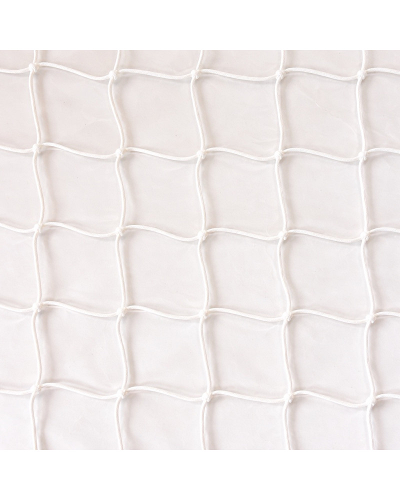Siatka do bramki 7,32 x 2,44 x 0,8 x 1,5 biała PE 4mm oczko 10x10 cm