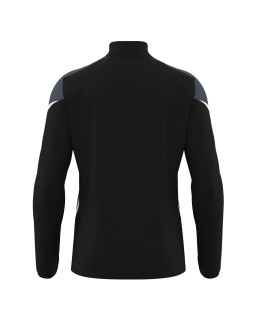 Czarna bluza Macron Starfall z zamkiem 1/4– treningowa bluza sportowa