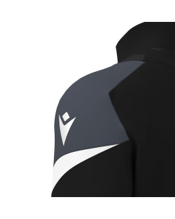 Czarna bluza Macron Starfall z zamkiem 1/4– treningowa bluza sportowa