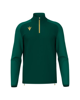 Bluza treningowa Macron Isen 1/4 zip - butelkowa zieleń