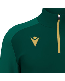 Bluza treningowa Macron Isen 1/4 zip - butelkowa zieleń