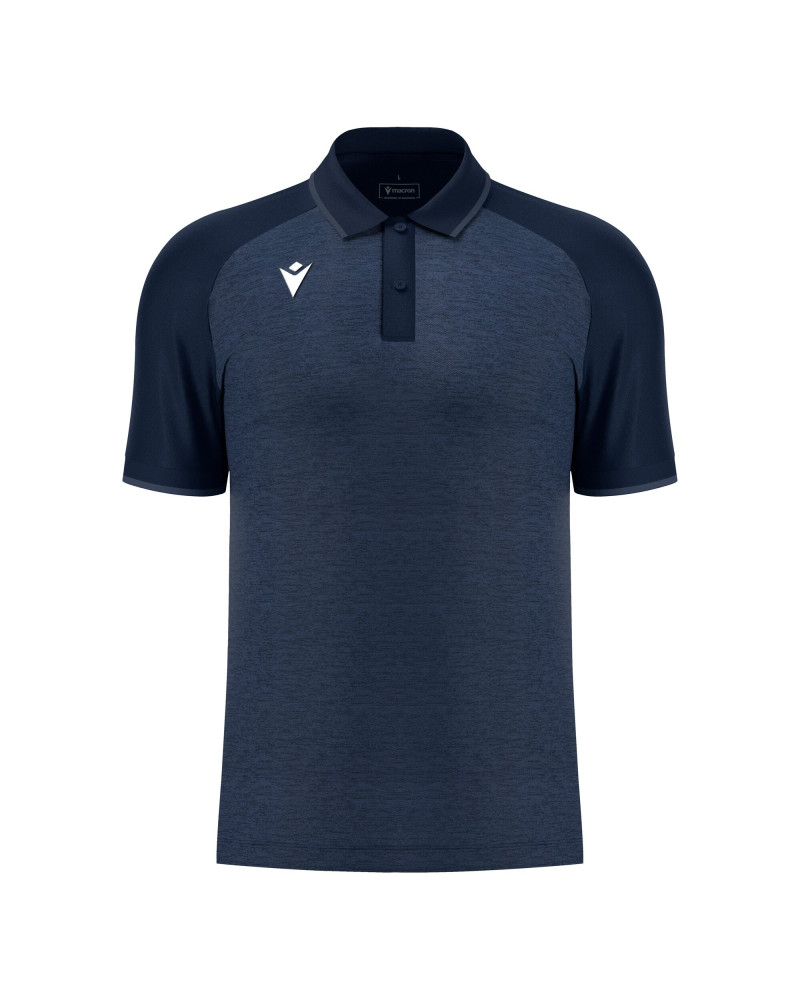 Koszulka polo Macron Aulos granatowa | oficjalny dystrybutor Macron