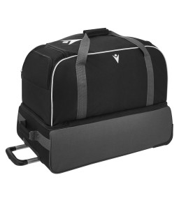 Czarna torba na kółkach Macron Hangar - wytrzymała torba sportowa