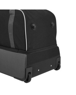 Czarna torba na kółkach Macron Hangar - wytrzymała torba sportowa