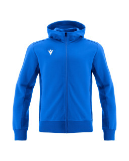 Bluza Macron Trumpet niebieska – bawełniana z kapturem | RED BOX