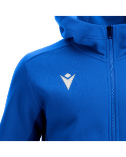 Bluza Macron Trumpet niebieska – bawełniana z kapturem | RED BOX