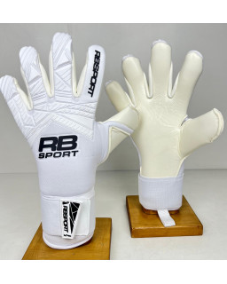 Rękawice bramkarskie RBSPORT BIANCO 2.0 HBNC - latex Contact | RED BOX