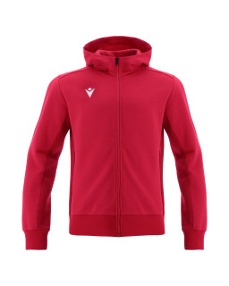 Bluza Macron Trumpet czerwona – bawełniana z kapturem | RED BOX