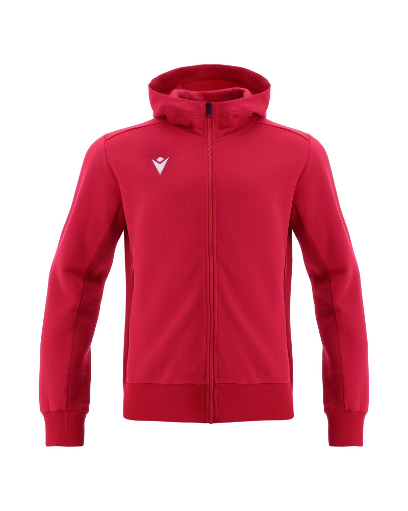 Bluza Macron Trumpet czerwona – bawełniana z kapturem | RED BOX
