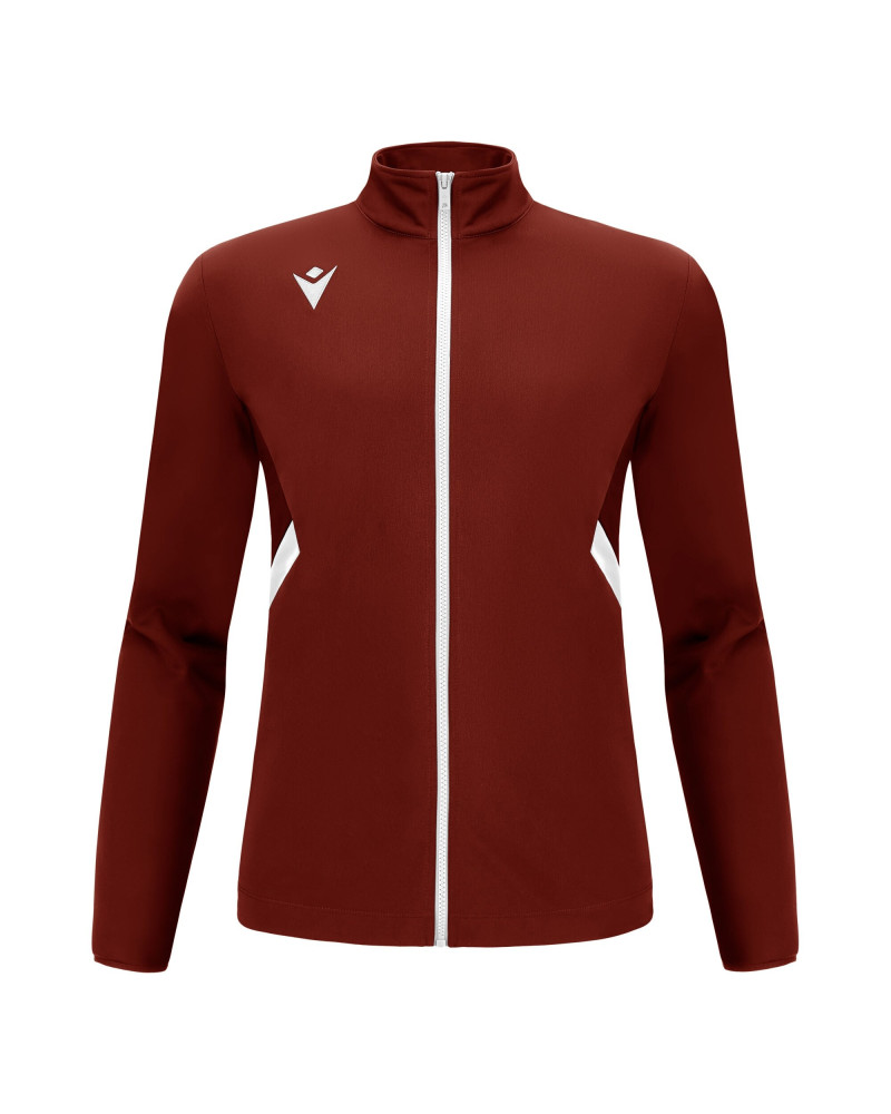 Bluza Macron Raijin bordowa – sportowa bluza z zamkiem | REDBOX