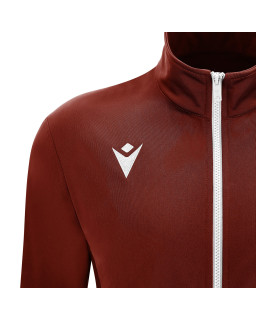 Bluza Macron Raijin bordowa – sportowa bluza z zamkiem | REDBOX