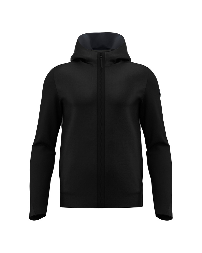 Czarna bluza Macron ATH ICON Midnight Hooded - bluza sportowa premium