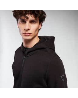 Czarna bluza Macron ATH ICON Midnight Hooded - bluza sportowa premium