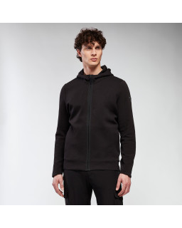 Czarna bluza Macron ATH ICON Midnight Hooded - bluza sportowa premium