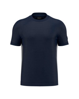 Granatowa koszulka Macron ATH Icon Everchill – slim fit | REDBOX.pl