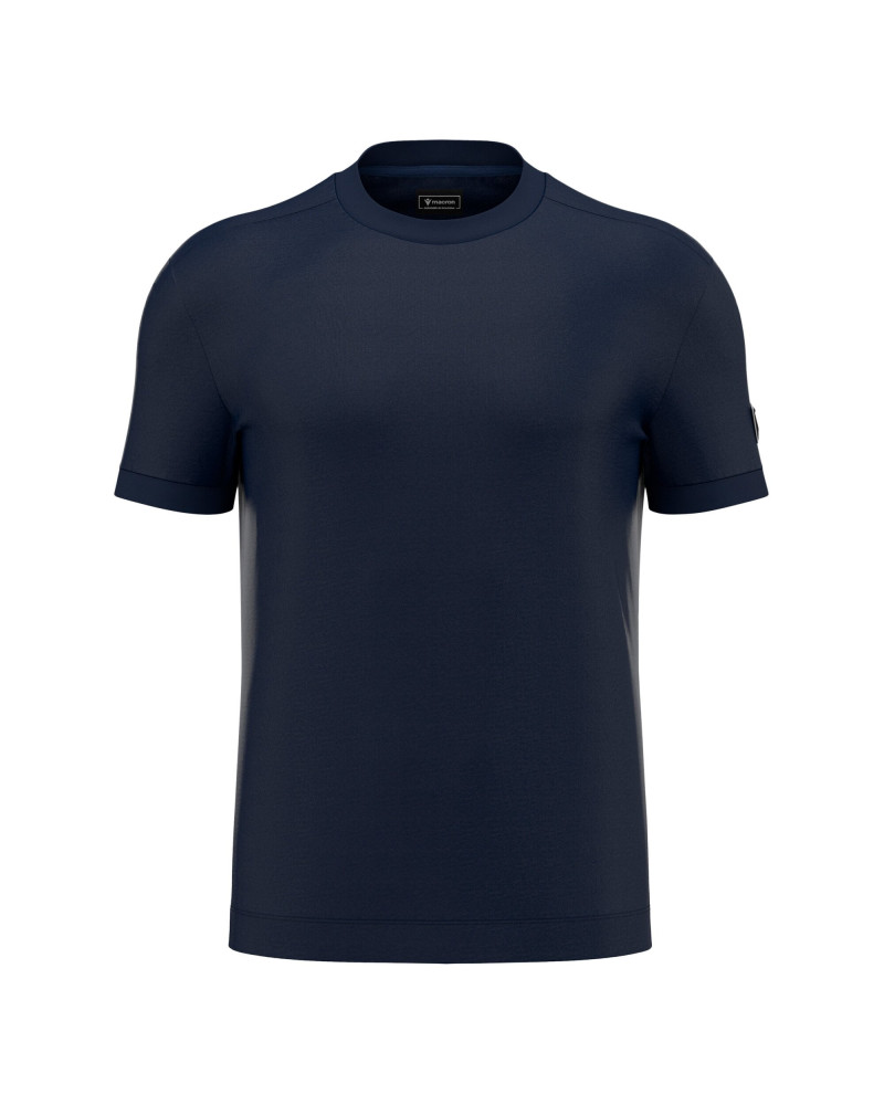 Granatowa koszulka Macron ATH Icon Everchill – slim fit | REDBOX.pl