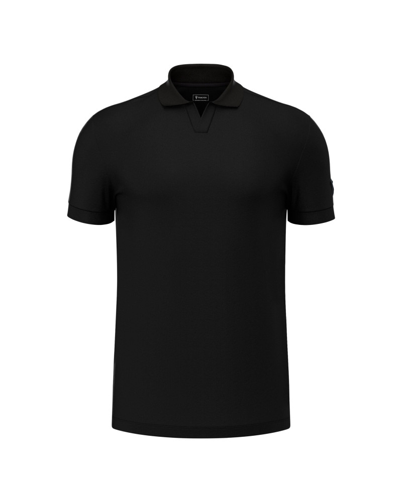 Czarna koszulka polo Macron ATH Icon Radiant – premium styl i komfort