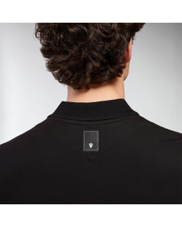 Czarna koszulka polo Macron ATH Icon Radiant – premium styl i komfort