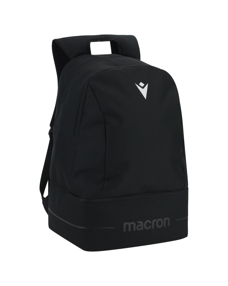 Plecak Macron Crew - M czarny | plecak sportowy z komorą na buty