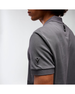 Szara koszulka polo Macron ATH Icon Radiant – premium styl i komfort