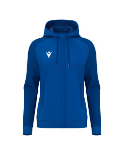 Damska bluza Macron Atlas niebieska | Bluza sportowa z kapturem