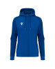 Damska bluza Macron Atlas niebieska | Bluza sportowa z kapturem