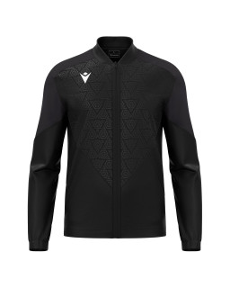 Czarna bluza reprezentacyjna Macron Morpheus| Bluza sportowa na zamek