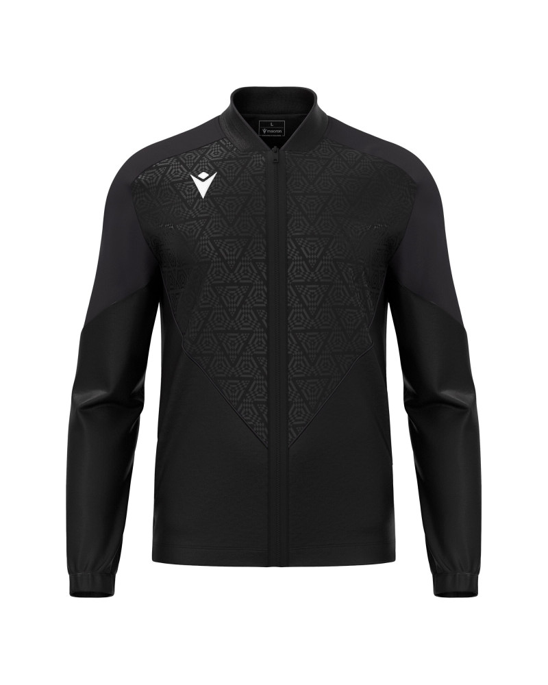 Czarna bluza reprezentacyjna Macron Morpheus| Bluza sportowa na zamek