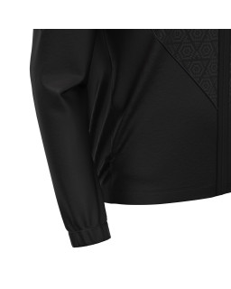 Czarna bluza reprezentacyjna Macron Morpheus| Bluza sportowa na zamek