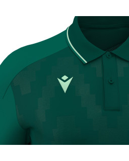 Macron Polo Echoes butelkowa zieleń – sportowa koszulka polo