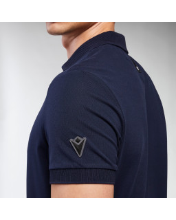 Granatowa koszulka polo Macron ATH Icon Radiant – premium styl