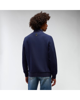 Granatowa bluza rozpinana Macron Athleisure Icon Lagoon | RED BOX