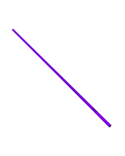 Laska treningowa RBSPORT 120 cm fioletowa