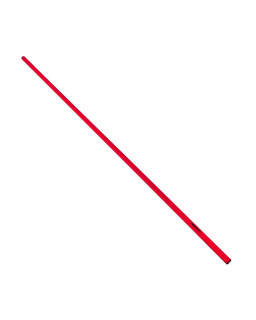 Laska treningowa RBSPORT 120 cm czerwona