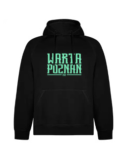 Czarna bluza Hoodie Warta Poznań 1912